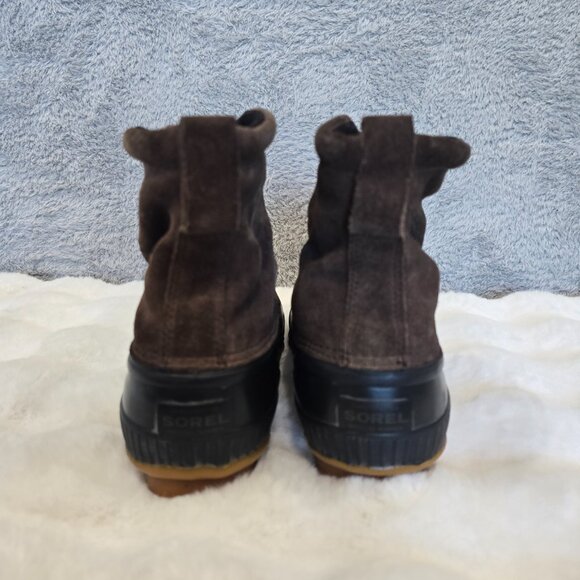 Sorel Arapaho Men's Suede Duck Boots Thinsulate Size 10 Pre Owned Good - Picture 3 of 10